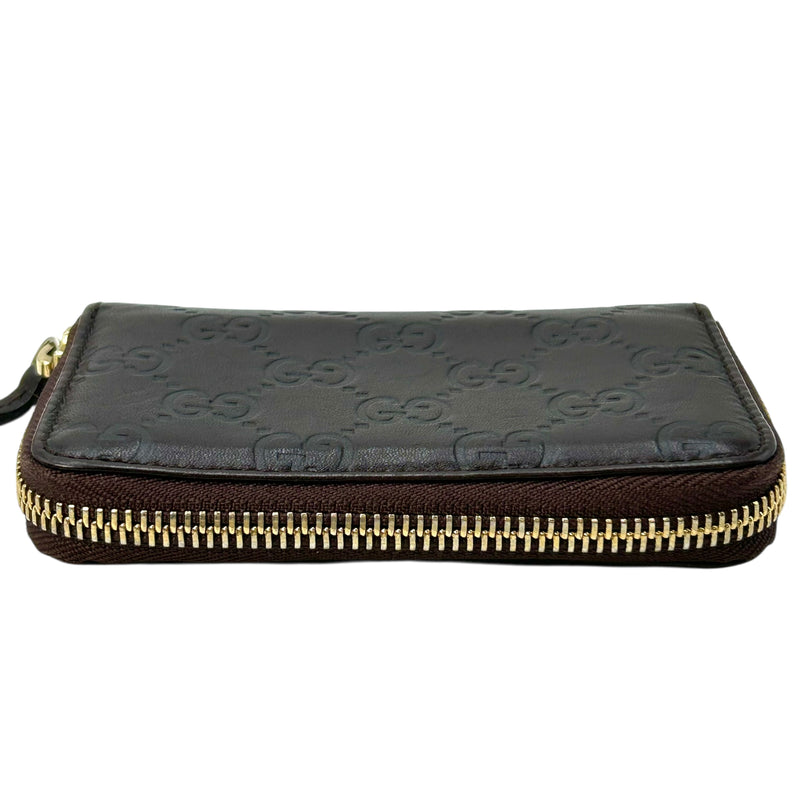 GUCCI Guccissima Coin Purse Wallet - Darkbrown
