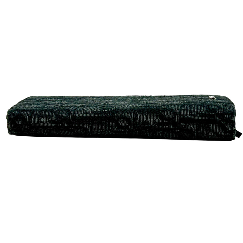 Dior Oblique Vertical Long Wallet - Black