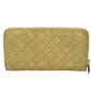 Bottega Veneta Maxi Intrecciato Zip Around Long Wallet - Beige