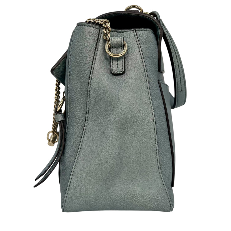 Chloé Faye Day Hand Bag Shoulder Bag - Blue