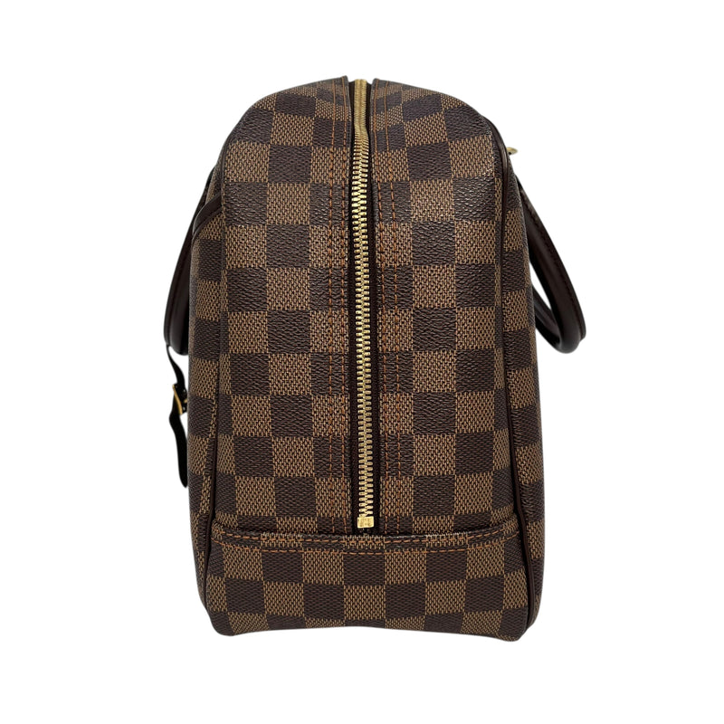 Louis Vuitton Damier Deauville Bowling Vanity Hand Bag