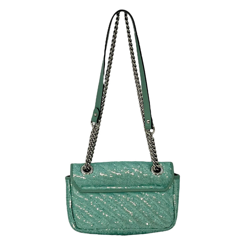 GUCCI GG Marmont Sequinned Shoulder Bag