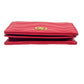GUCCI GG Marmont Compact Wallet - Red