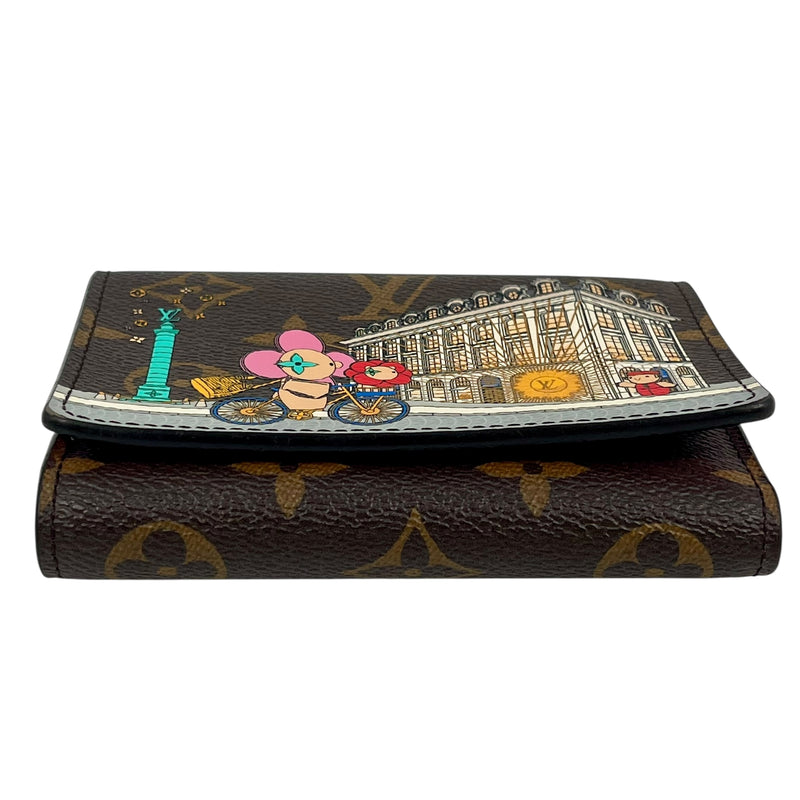 Louis Vuitton Monogram Portefeuille VIctorine Compact Wallet - Brown