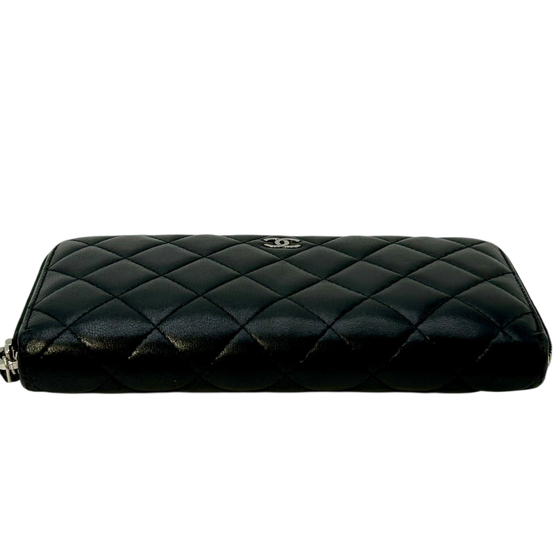 CHANEL Cambon Line Long Wallet - Black