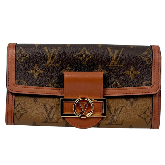 Louis Vuitton Portefeuille Sarah Dauphine Long Wallet - Brown
