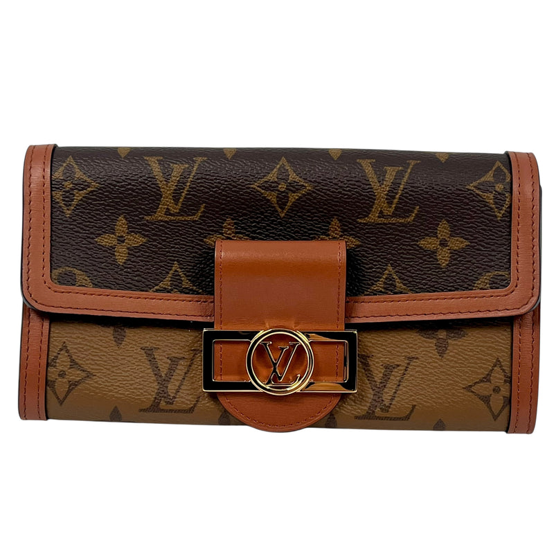 Louis Vuitton Portefeuille Sarah Dauphine Long Wallet - Brown