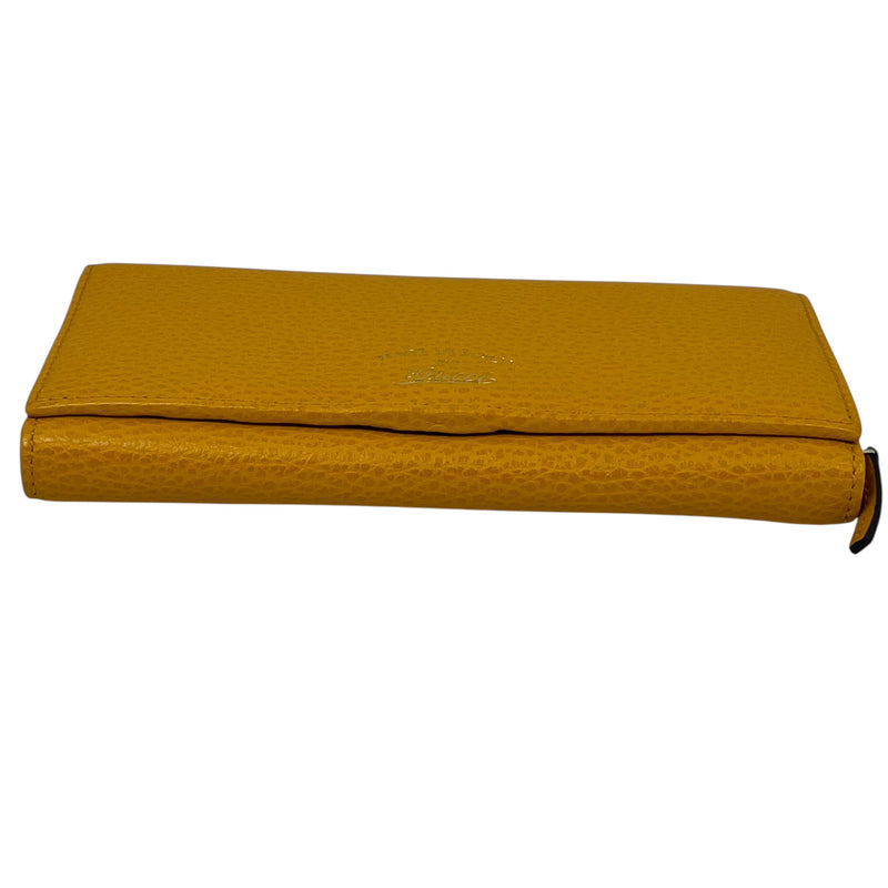 GUCCI Swing Continental Long Wallet - Yellow