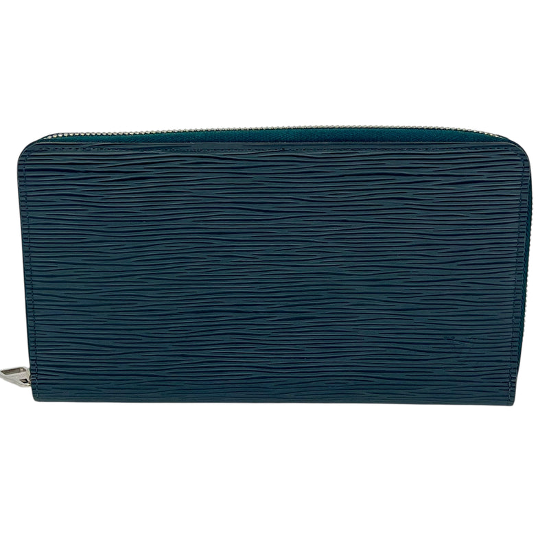 Louis Vuitton Epi Zippy Organizer Long Wallet - Black Blue