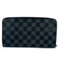 Louis Vuitton Damier Gra Phite Zippy Organizer Long Wallet - Black - CA0148