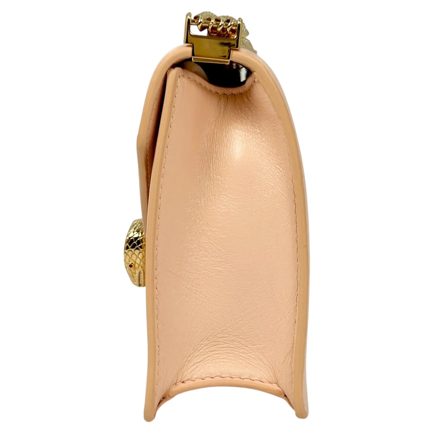 BVLGARI Serpenti Forever Chain Shoulder Bag - Pink Beige 