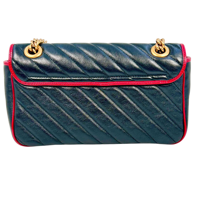 GUCCI GG Marmont Quilted Chain Shoulder Bag