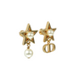 Dior Petit CD Lucky Charms Earrings Jewelry