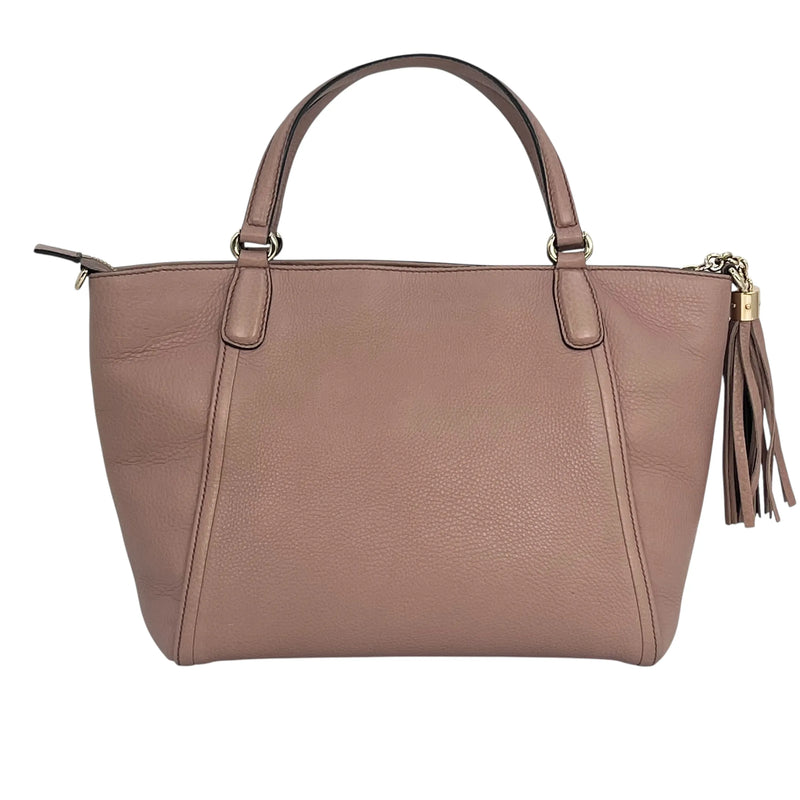 GUCCI Soho Interloking Tote Bag Shoulder Bag - Pink