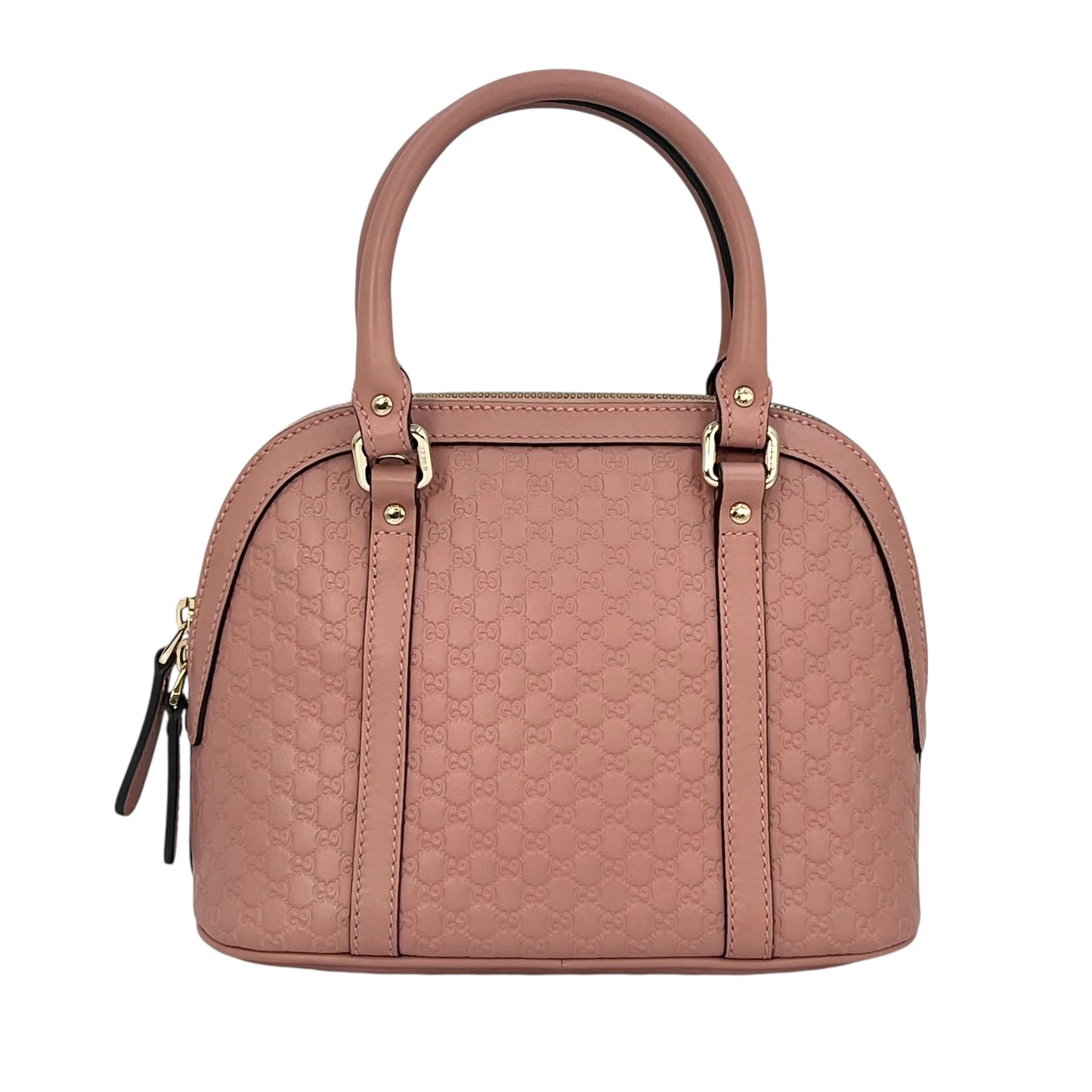 GUCCI Microssima Nice Dome Hand Bag Shoulder Bag - Pink