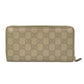 GUCCI Round Zipper Long Wallet - Beige