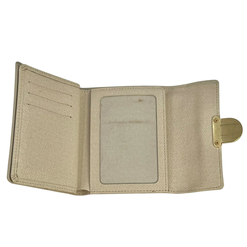Louis Vuitton Damier Portefeuille Koala Compact Wallet - White