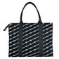 Balenciaga Large BB Monogram Hand Bag Tote Bag - Black
