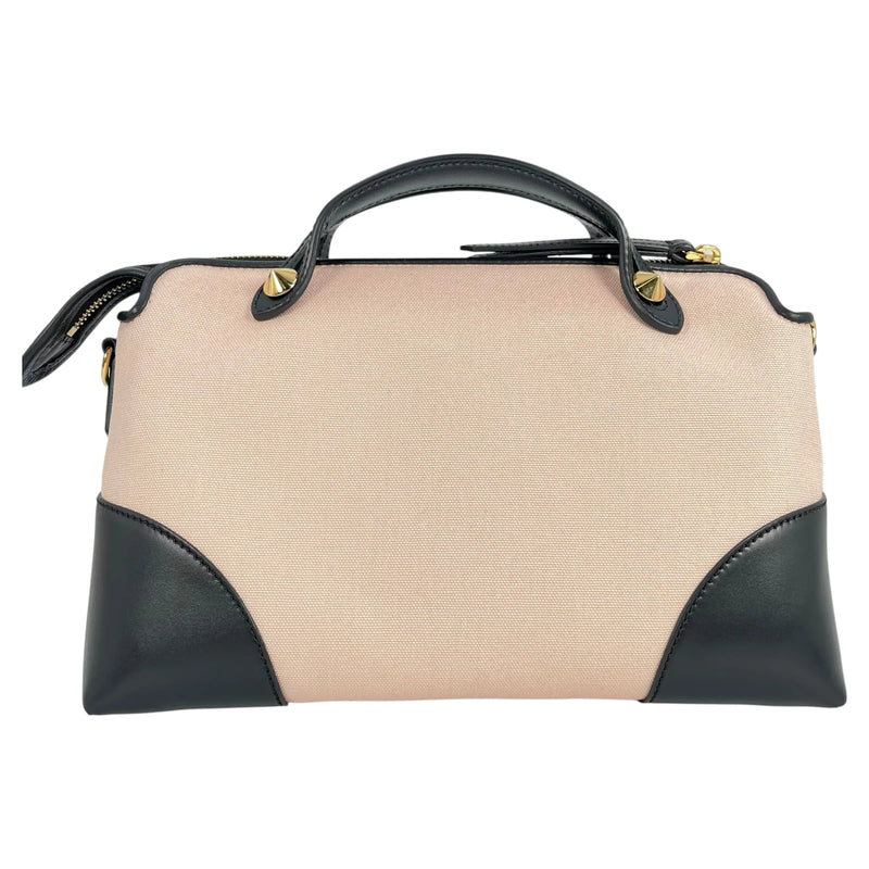 FENDI By The Way Medium Canvas × Leather Hand Bag - Pink