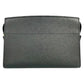 PRADA Esplanade Saffiano Leather Shoulder Bag - Black