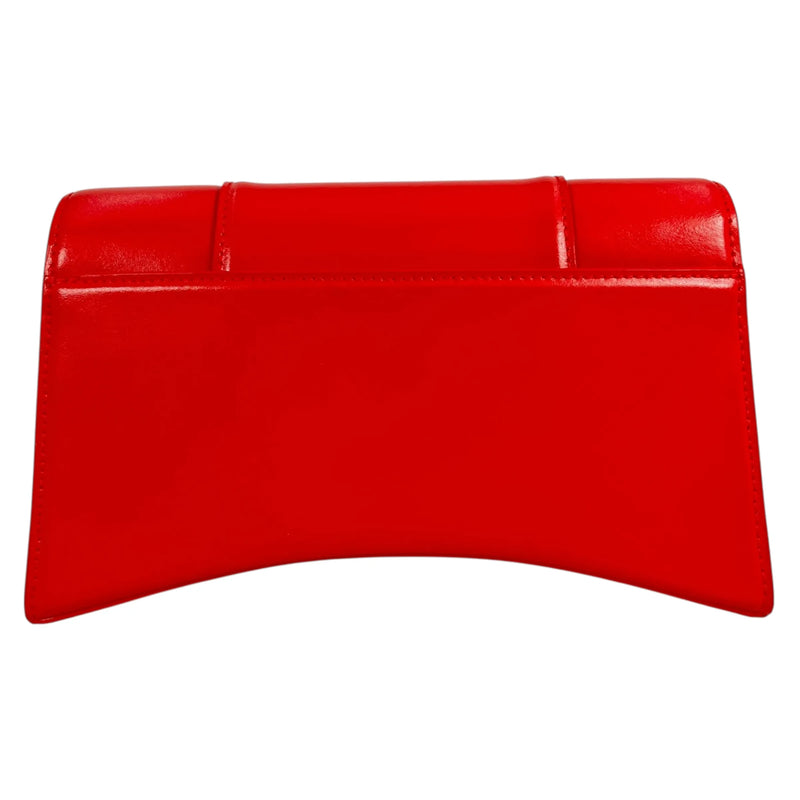 Balenciaga Hourglass Chain Shoulder Bag - Red