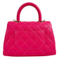 CHANEL Coco Handle 19XXS Caviar Skin Hand Bag - Pink