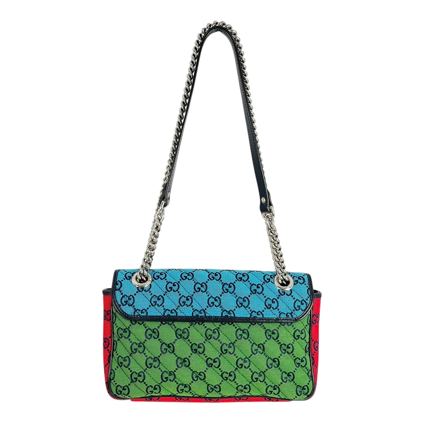 GUCCI GG Marmont Chain Shoulder Bag - Multicolor 