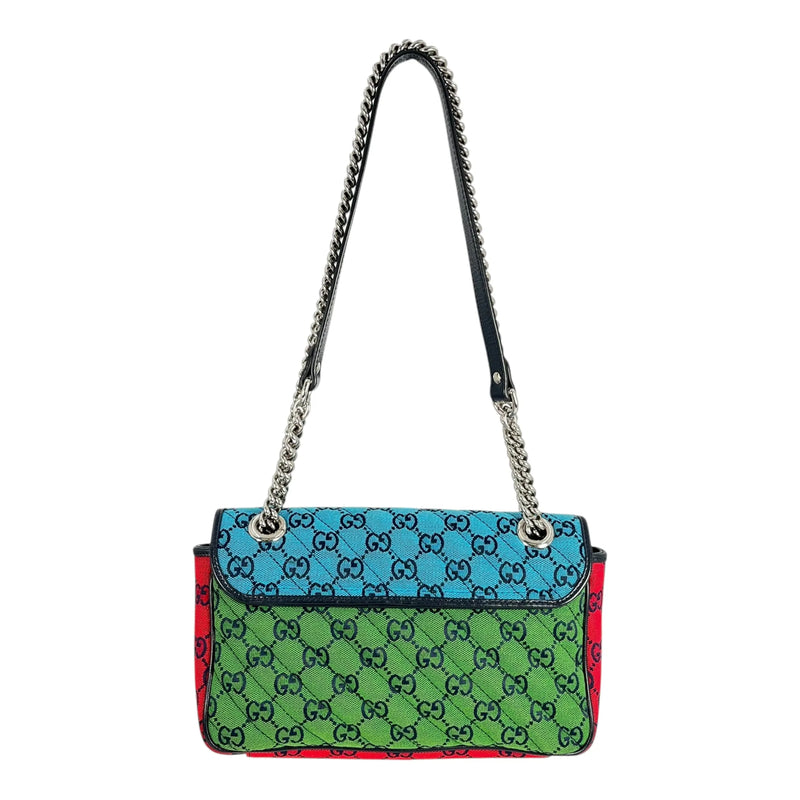 GUCCI GG Marmont Chain Shoulder Bag - Multicolor 