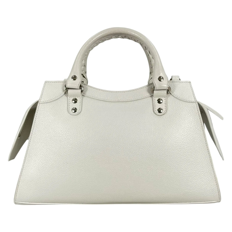 Balenciaga Neo Classic City Hand Bag - White