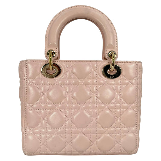 Dior Small Lady Dior My ABCDior Leather Hand Bag - Pink