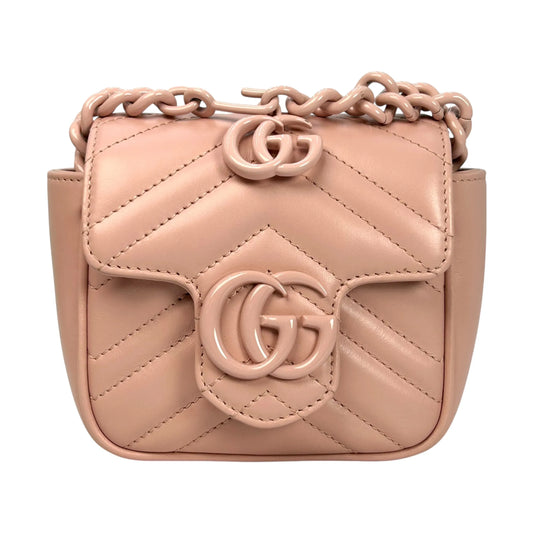 GUCCI GG Marmont Mini Bag Shoulder Bag - Pink