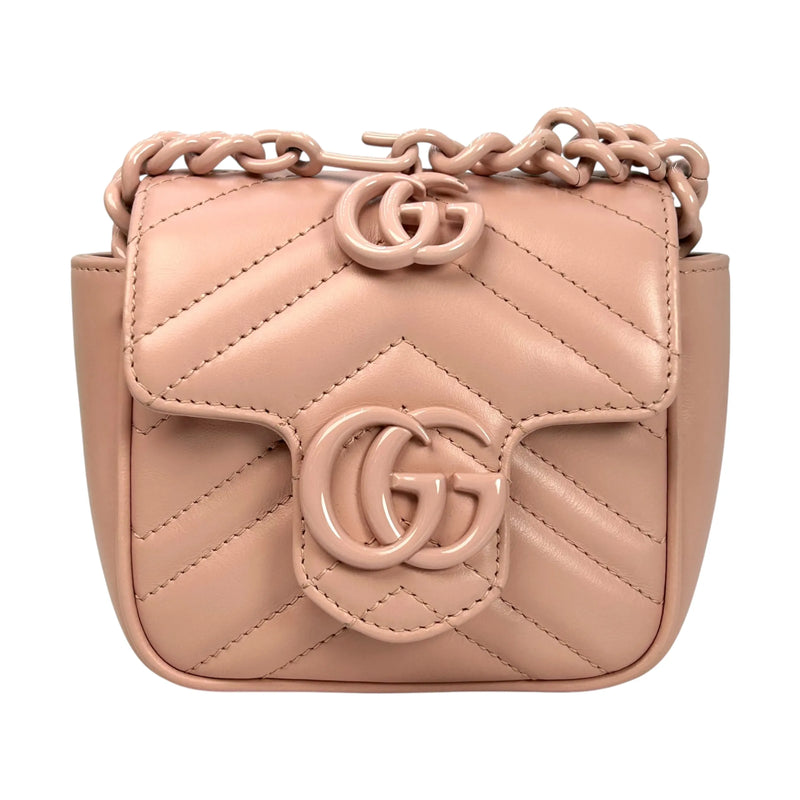 GUCCI GG Marmont Mini Bag Shoulder Bag - Pink