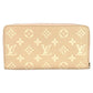 Louis Vuitton Monogram Empreinte Zippy Long Wallet - Pink