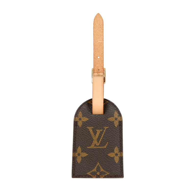 Louis Vuitton Monogram Luggage Name Tag - Brown