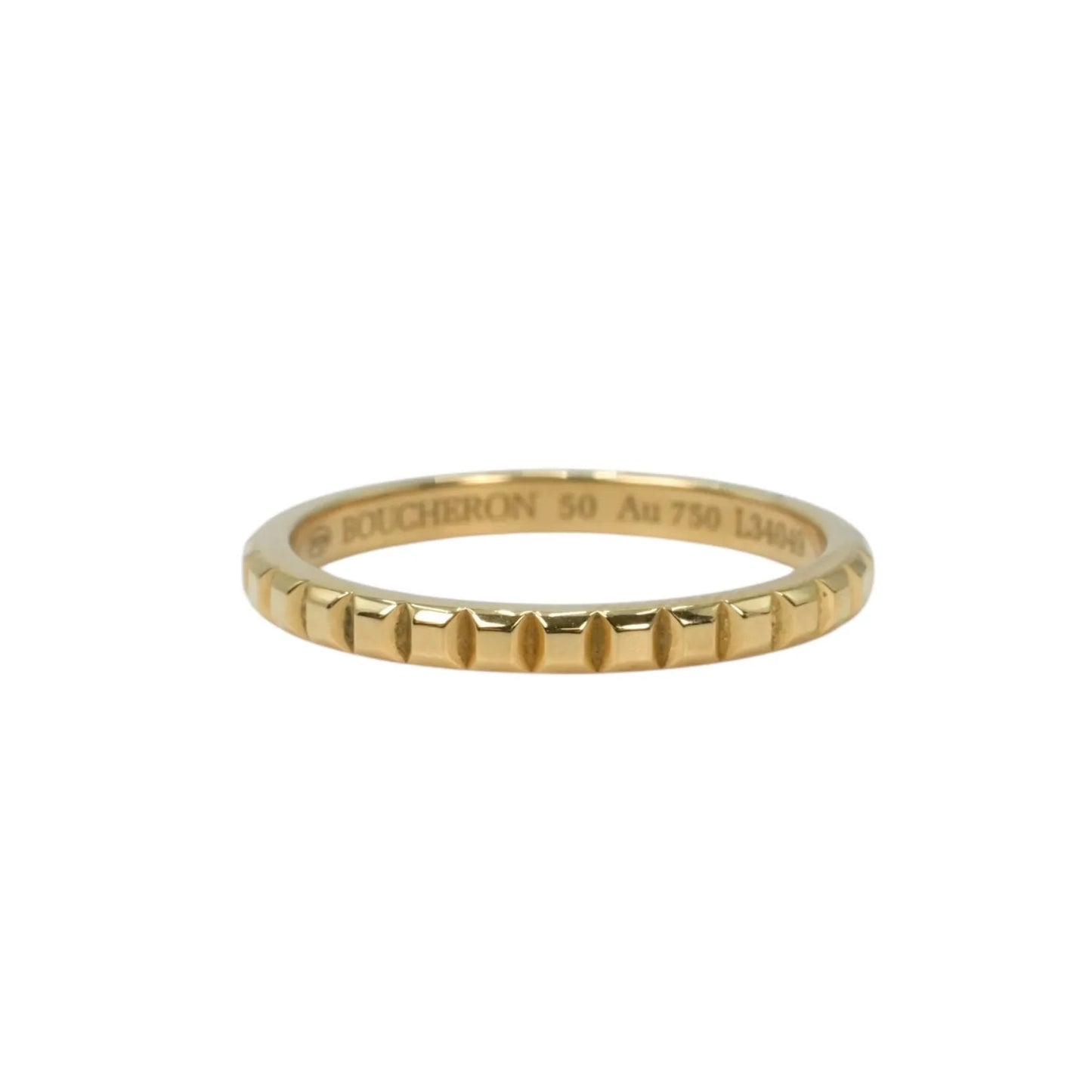 BOUCHERON Clou de Paris Ring 18KYG Jewelry