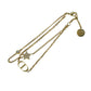 Dior Petit CD Double Bracelet Star Rhinestone - Gold Plated