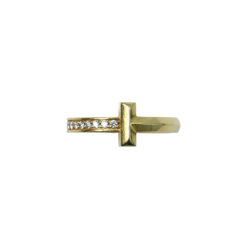 Tiffany T1 Narrow Diamond Ring Jewelry - 18KYG