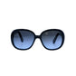 CHANEL CC Logo Blue Frame Sunglasses - Blue - 34485