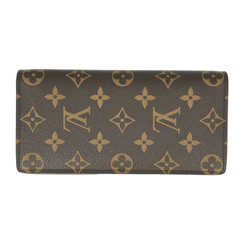 Louis Vuitton Monogram Portefeuille Brazza Long Wallet - Brown