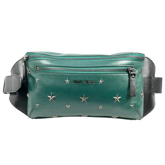 JIMMY CHOO Oscar Star Studs Body Bag - Khaki
