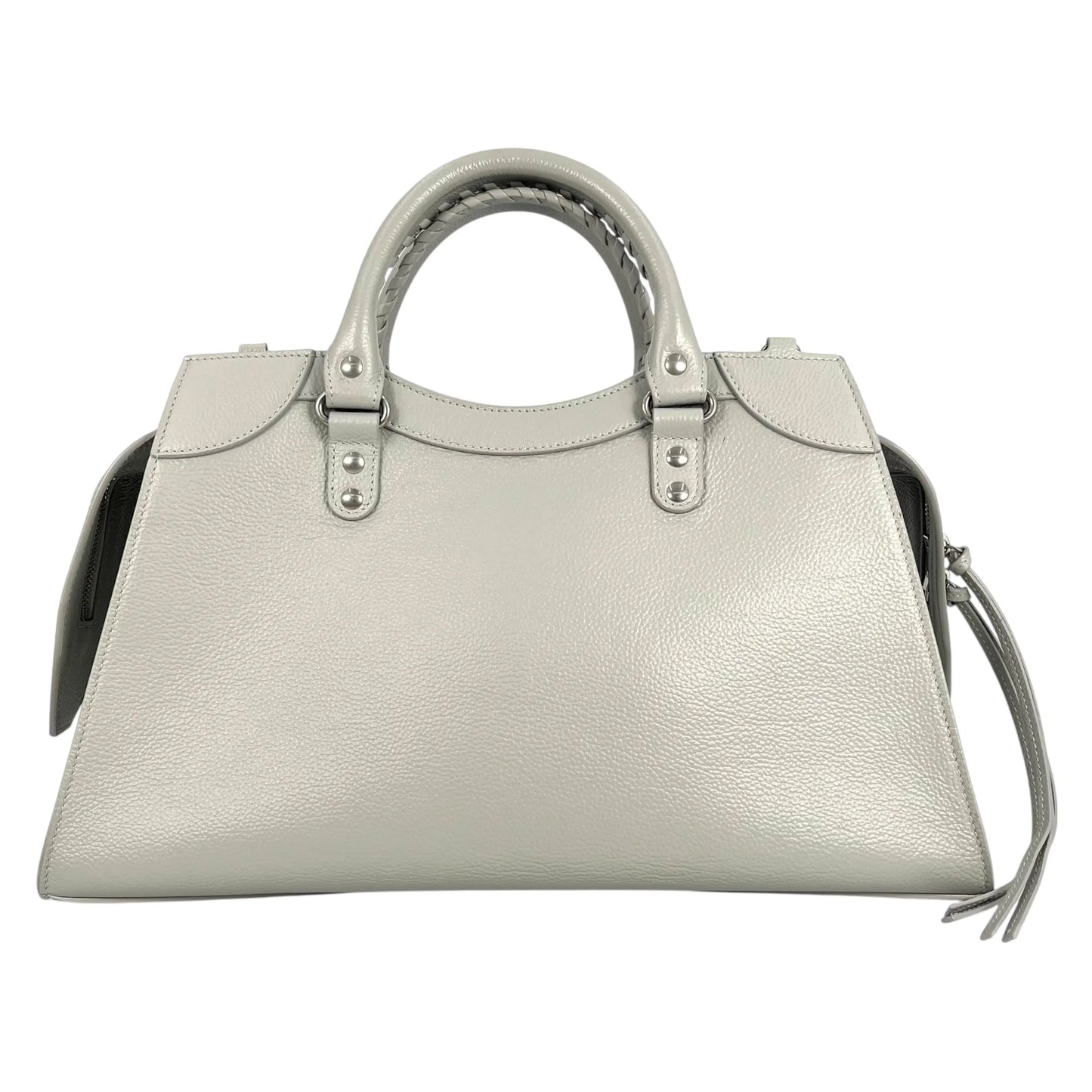 BALENCIAGA Neo Classic City Medium Top Handle Tote Bag Hand Bag - Gray