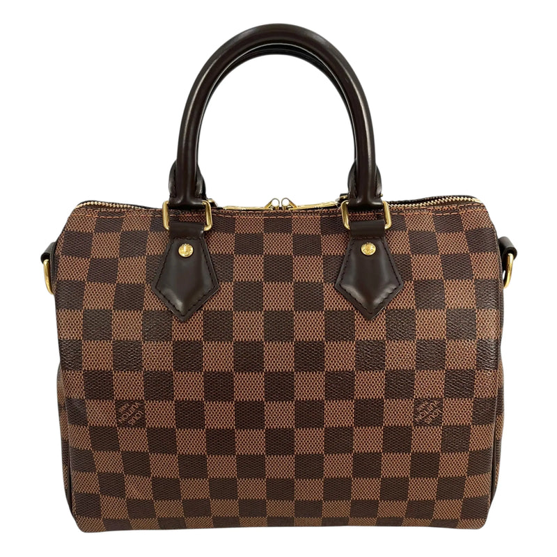Louis Vuitton Damier Speedy 25 Bandouliere Hand Bag - Brown
