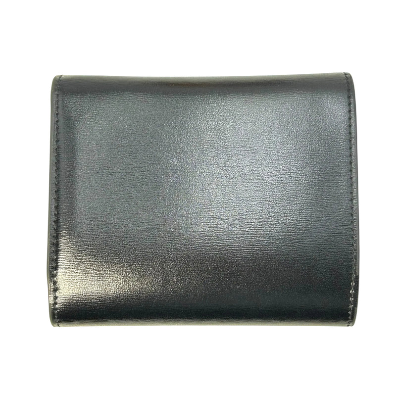 CELINE Triomphe Compact Wallet - Black