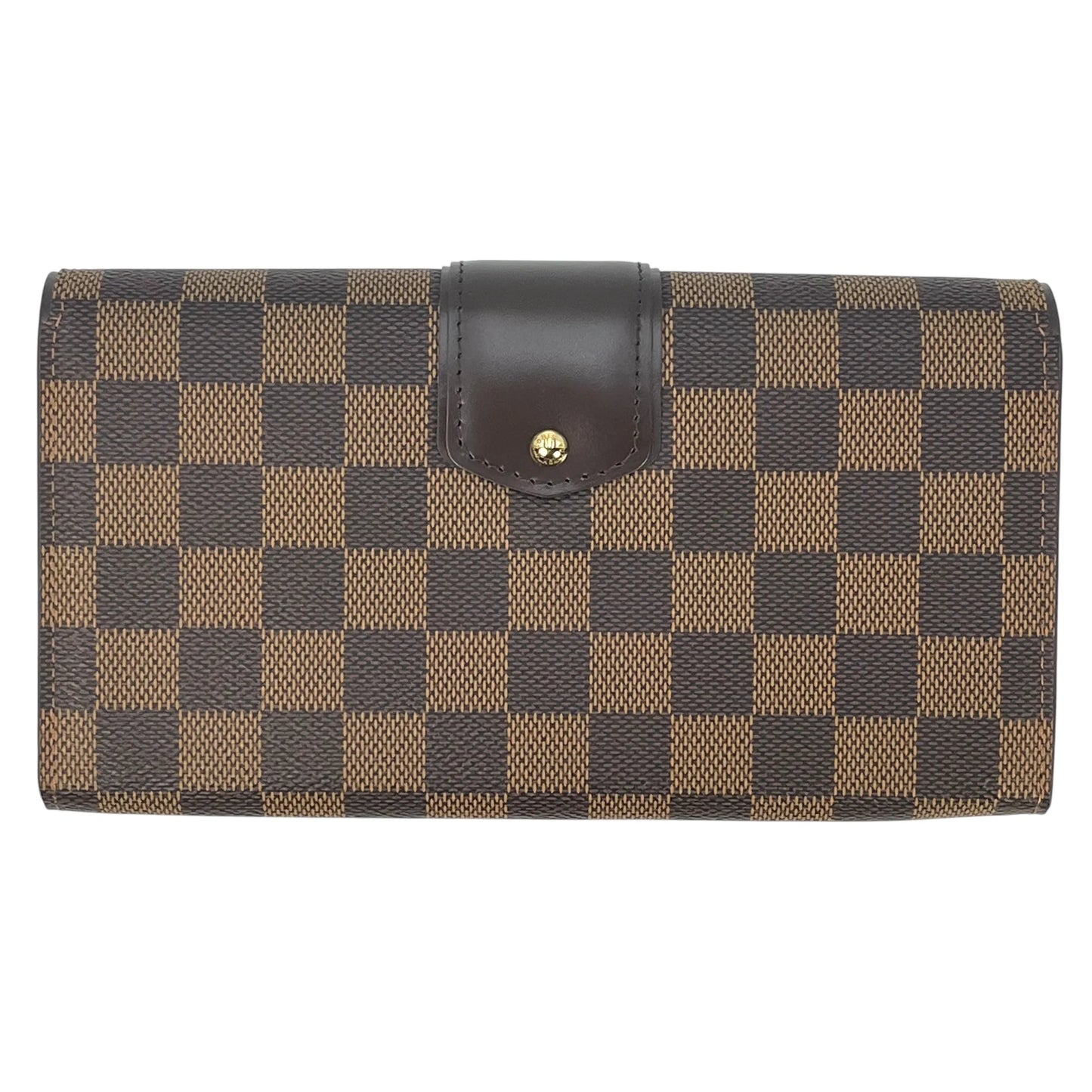 Louis Vuitton Damier Portefeuille Sistina Long Wallet - Brown