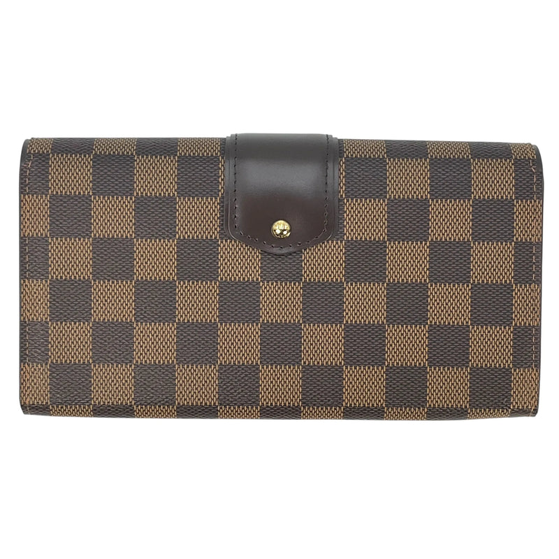 Louis Vuitton Damier Portefeuille Sistina Long Wallet - Brown