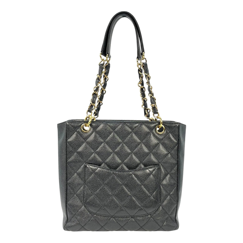 CHANEL PST Cain Tote Bag - Black