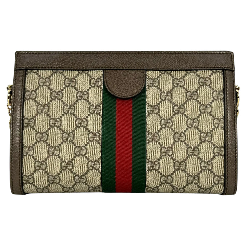 GUCCI Ophidia GG Medium Shoulder bag - Brown 
