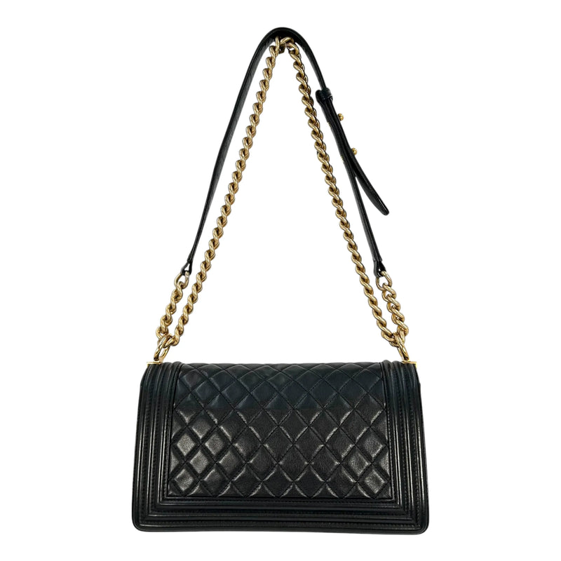CHANEL Boy Chanel Hand Bag Shoulder Bag - Black