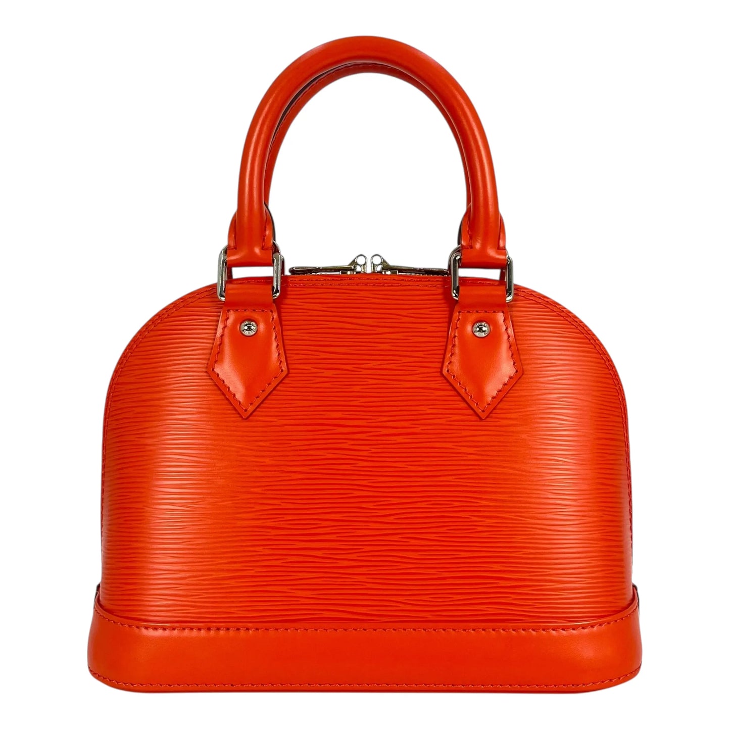 LOUIS VUITTON Alma BB Epi Leather Hand Bag Shoulder Bag - Orange