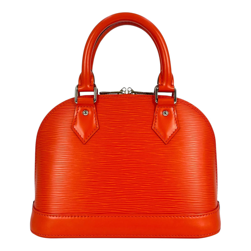 LOUIS VUITTON Alma BB Epi Leather Hand Bag Shoulder Bag - Orange
